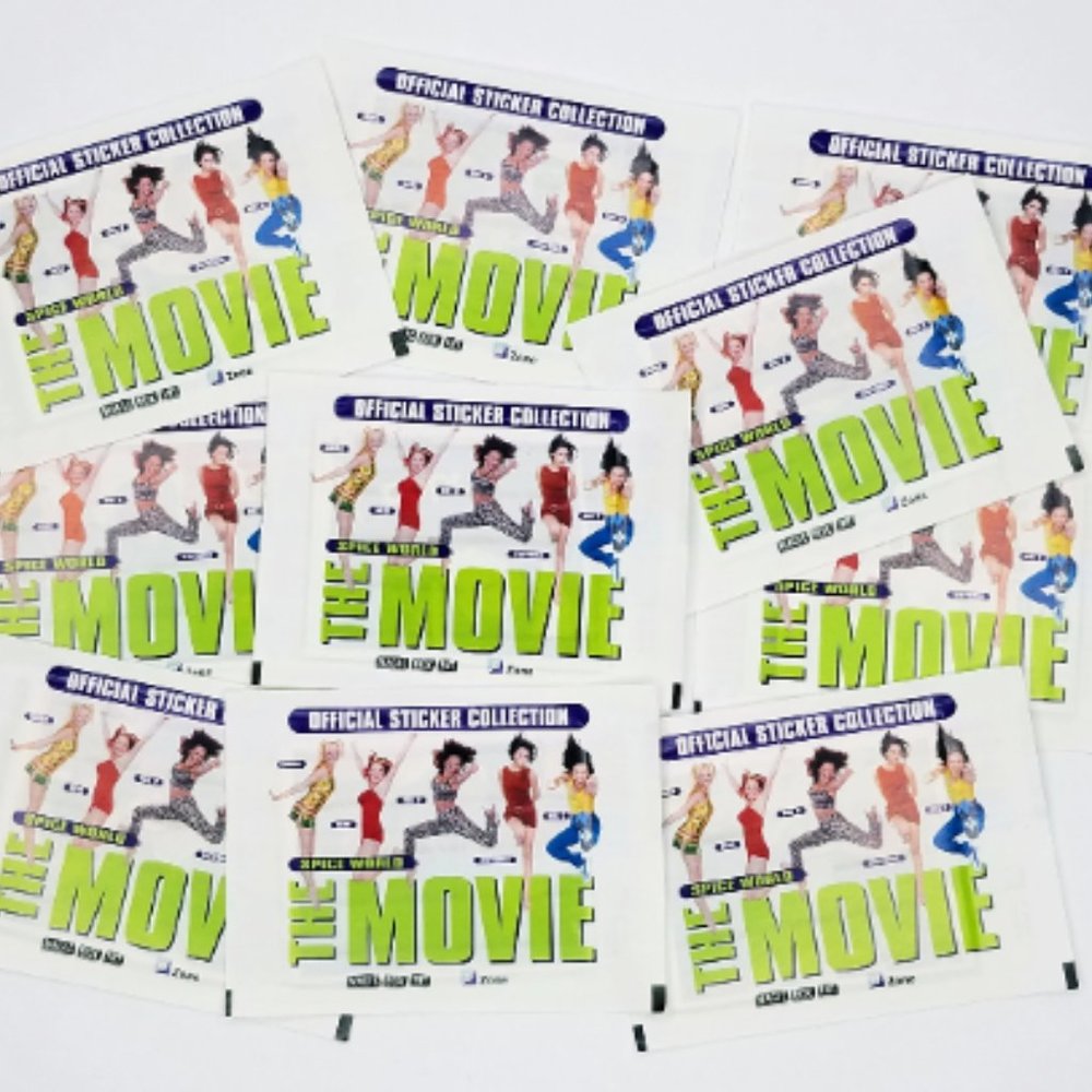 20 Pack Lot! - 1997 Spice Girls Stickers Spice World The Movie Unopened Vintage